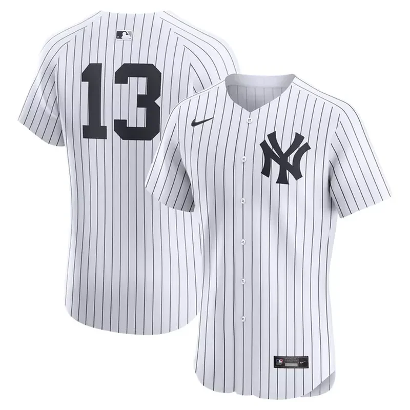 DJ LeMahieu New York Yankees Home Player Jersey White/Navy - Image 5