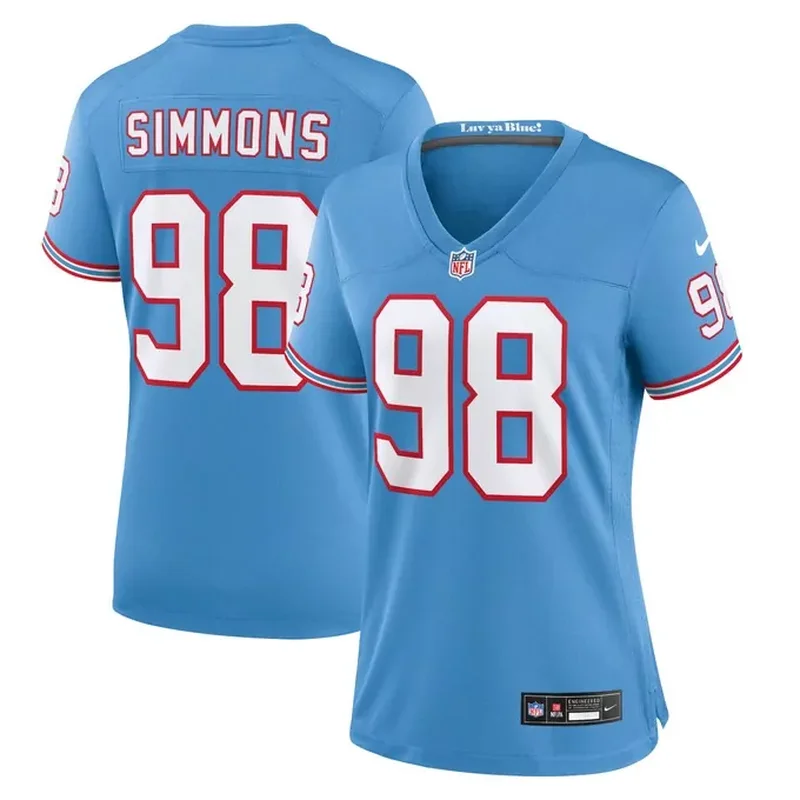 Derrick Henry Tennessee Titans Inverted Team Game Jersey Red - Image 4