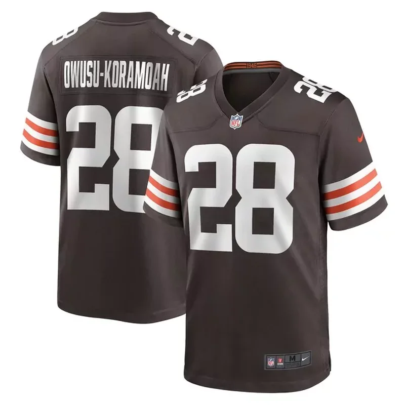 Jarvis Landry Cleveland Browns 1946 Collection Alternate Game Jersey White - Image 5
