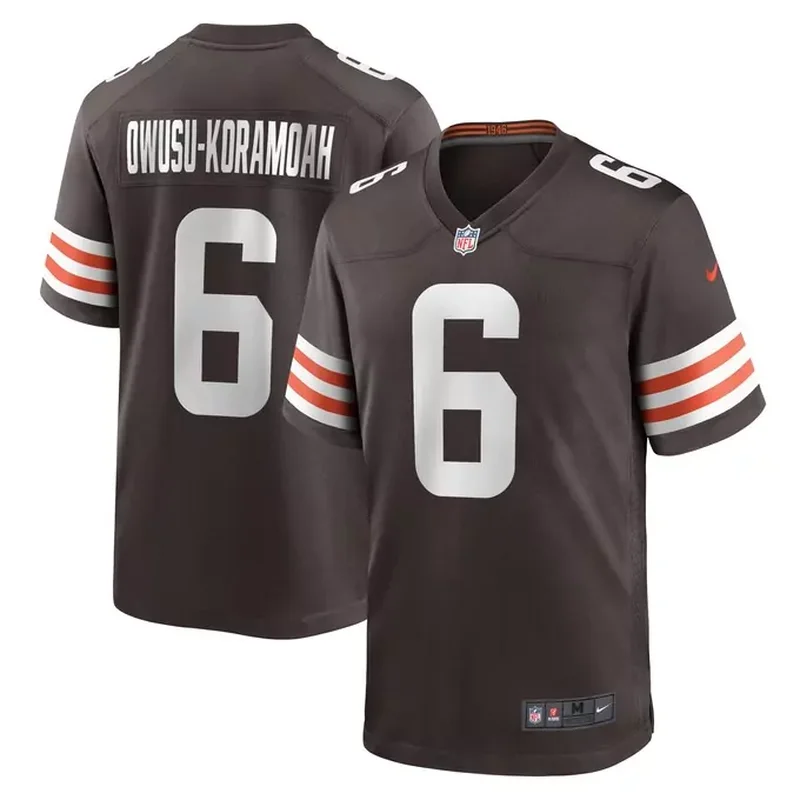 Jeremiah Owusu-Koramoah Cleveland Browns Team Game Jersey Brown