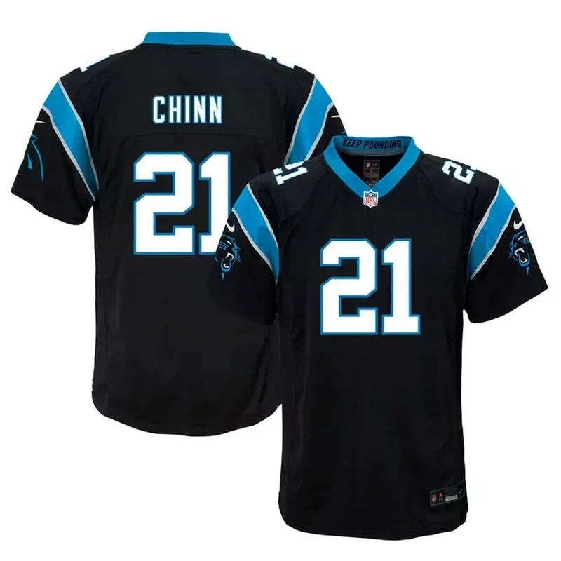 Ikem Ekwonu Carolina Panthers Game Jersey Black - Image 2