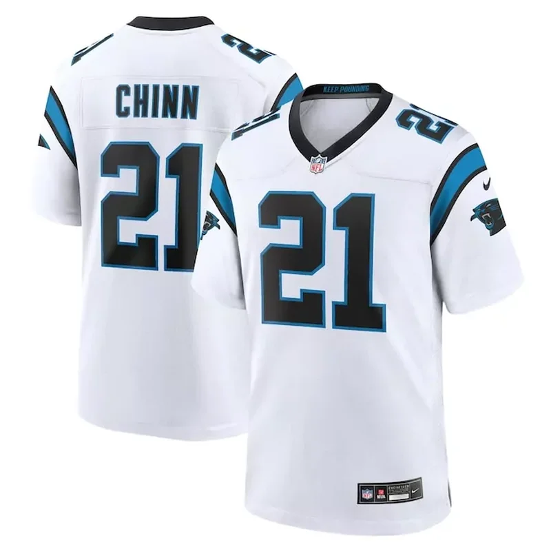 Jeremy Chinn Carolina Panthers Game Jersey White