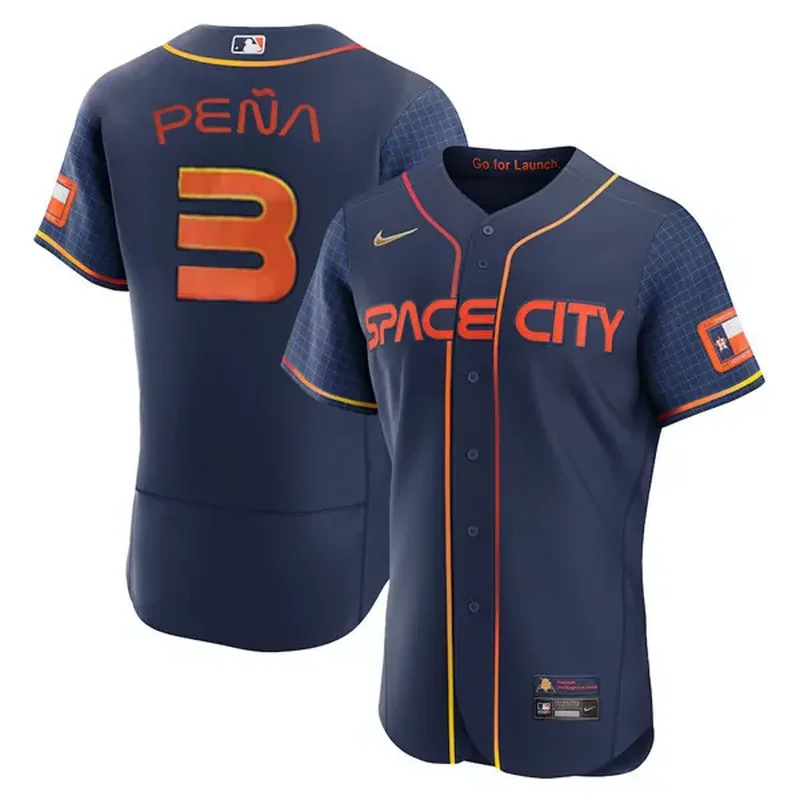 Jeremy Pena Houston Astros Flex Base Space City Jersey All Stitched