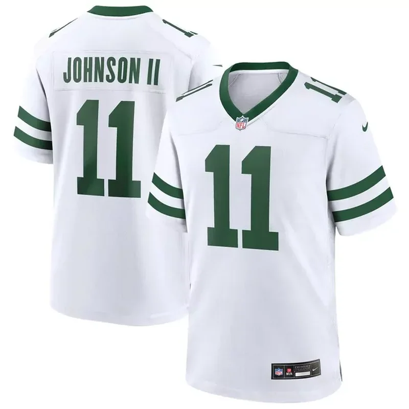 Jermaine Johnson II New York Jets Game Jersey Legacy White