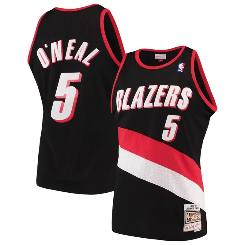 Rasheed Wallace Portland Trail Blazers 1999/00 Classics NBA 75th Anniversary Diamond Jersey Black - Image 5