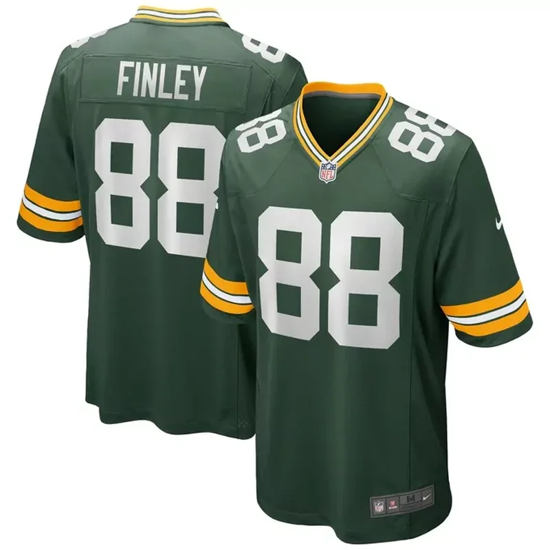 Jermichael Finley Green Bay Packers Game Retired Player Jersey Green