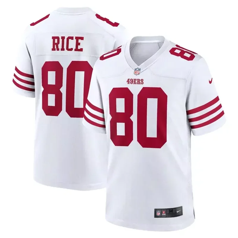 Jerry Rice San Francisco 49ers Retired Player Game Jersey White