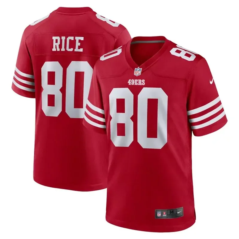 Brandon Aiyuk San Francisco 49ers Team Player Game Jersey Scarlet - Image 5