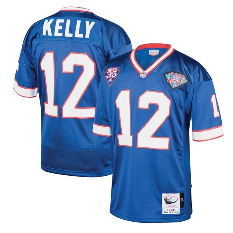 Bruce Smith Buffalo Bills Game Retired Player Jersey Royal - Image 3