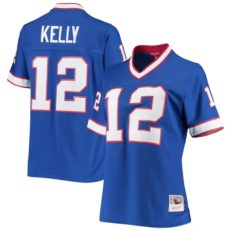 Jim Kelly Buffalo Bills Womens 1990 Legacy Jersey Royal