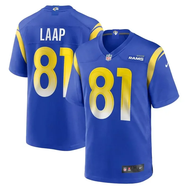 Tyler Johnson Los Angeles Rams Team Game Jersey Royal - Image 4