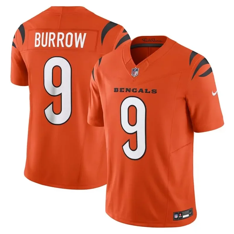 Joe Burrow Cincinnati Bengals Vapor Fuse Jersey Orange