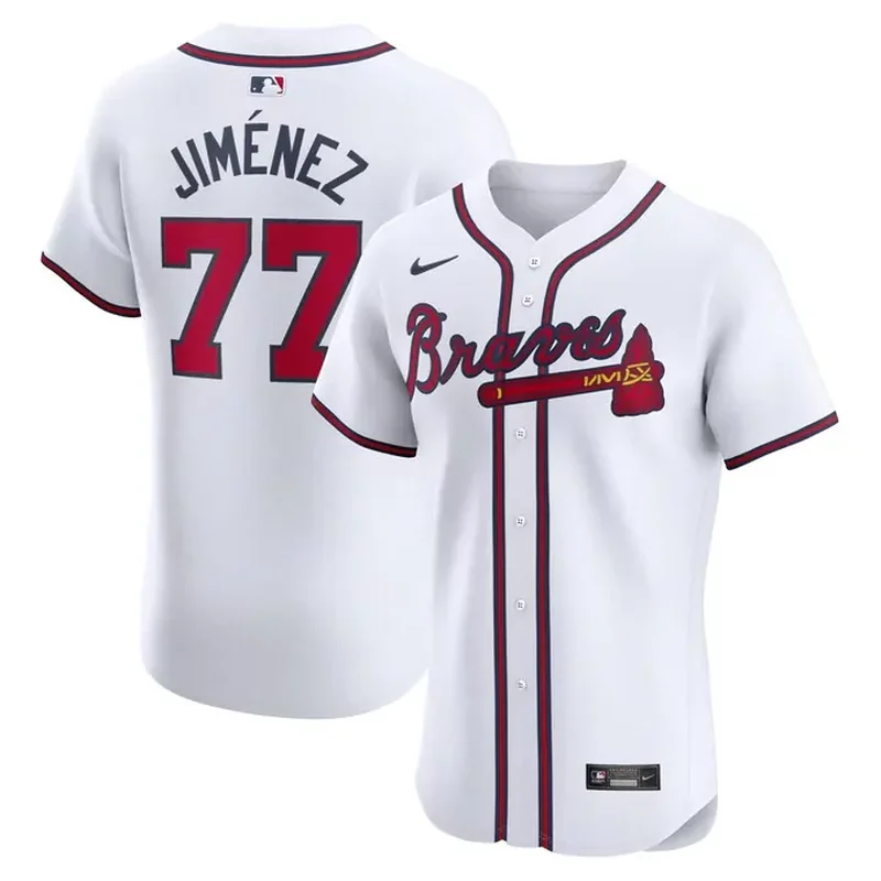 Matt Olson Atlanta Braves Home Elite Player Jersey White - Image 4