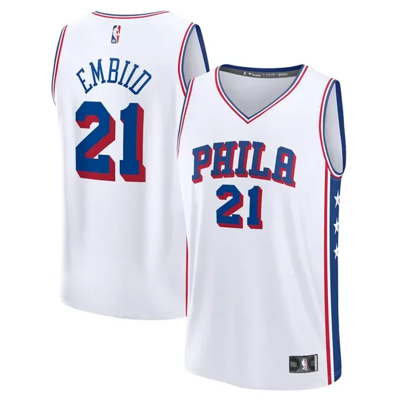 Joel Embiid Philadelphia 76ers Fast Break Player Jersey Icon Edition Royal - Image 5
