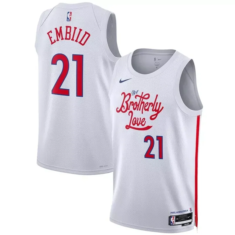 Tyrese Maxey Philadelphia 76ers Jordan Brand Unisex Jersey Statement Edition Red - Image 3