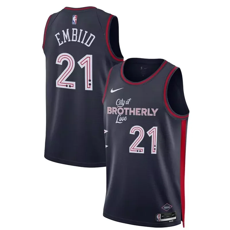 Tobias Harris Philadelphia 76ers Fastbreak Jersey City Edition White - Image 4