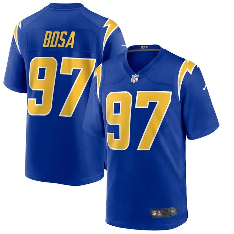Derwin James Los Angeles Chargers 2nd Alternate Game Jersey Royal - Image 3