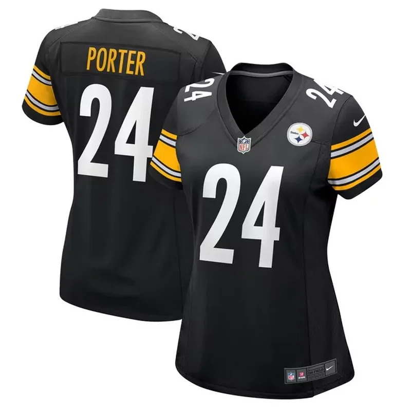 Joey Porter Jr Pittsburgh Steelers Womens Game Jersey Black