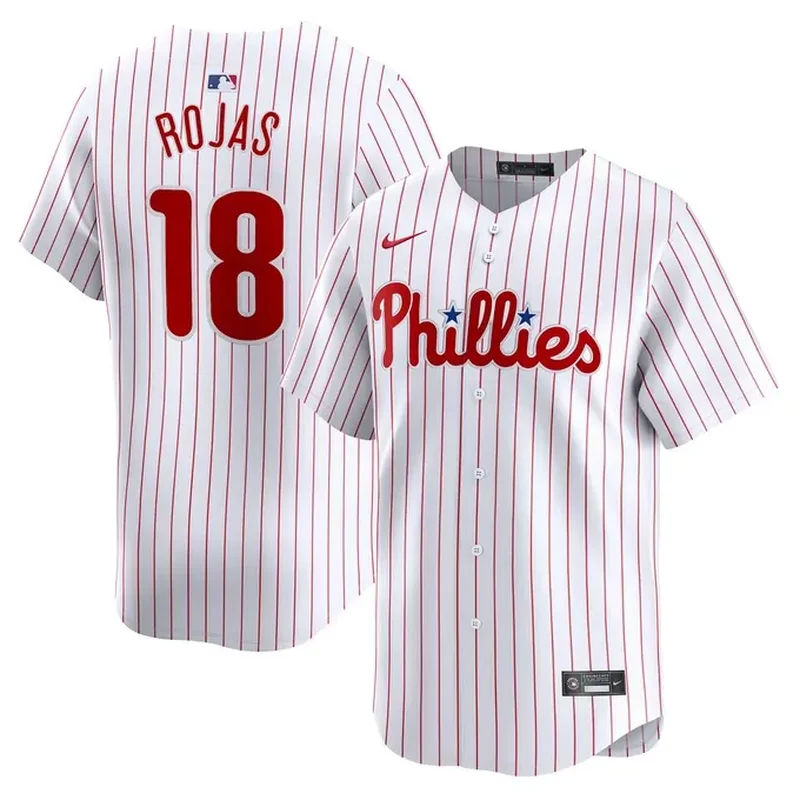 Johan Rojas Philadelphia Phillies Home Player Jersey White