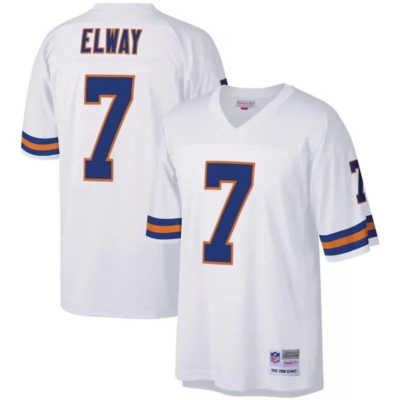 John Elway Denver Broncos 1990 Legacy Jersey White
