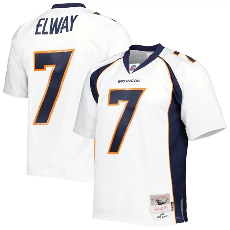 John Elway Denver Broncos 1998è½Legacy Jersey White