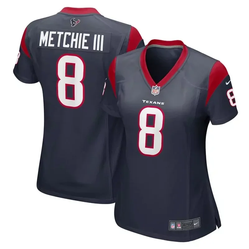 Davis Mills Houston Texans Womens Game Jersey Navy - Image 3