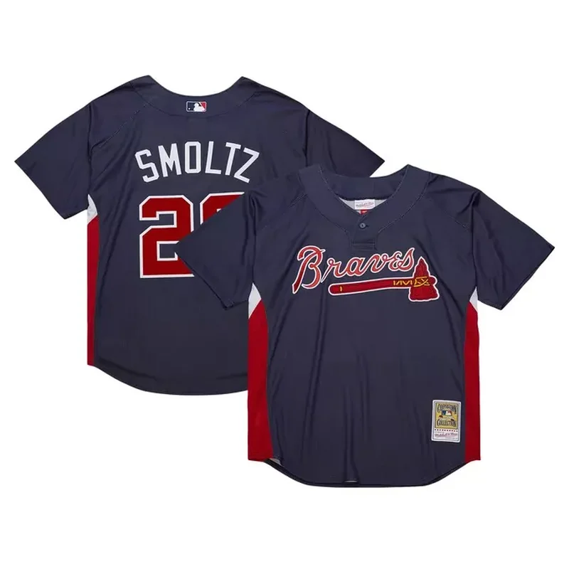 Chipper Jones Atlanta Braves 2004 Cooperstown Collection Throwback Jersey White - Image 2
