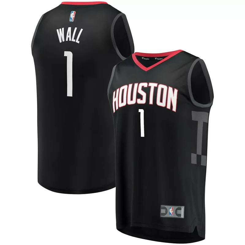 Jalen Green Houston Rockets 2021 NBA Draft First Round Pick Jersey Red - Icon Edition NBA - Image 3
