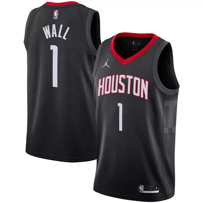 John Wall Houston Rockets Jordan Brand 2020/21 Jersey - Statement Edition - Black NBA