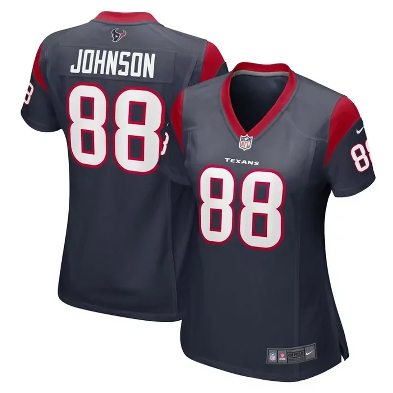 Johnny Johnson Houston Texans Womens Team Game Jersey Navy