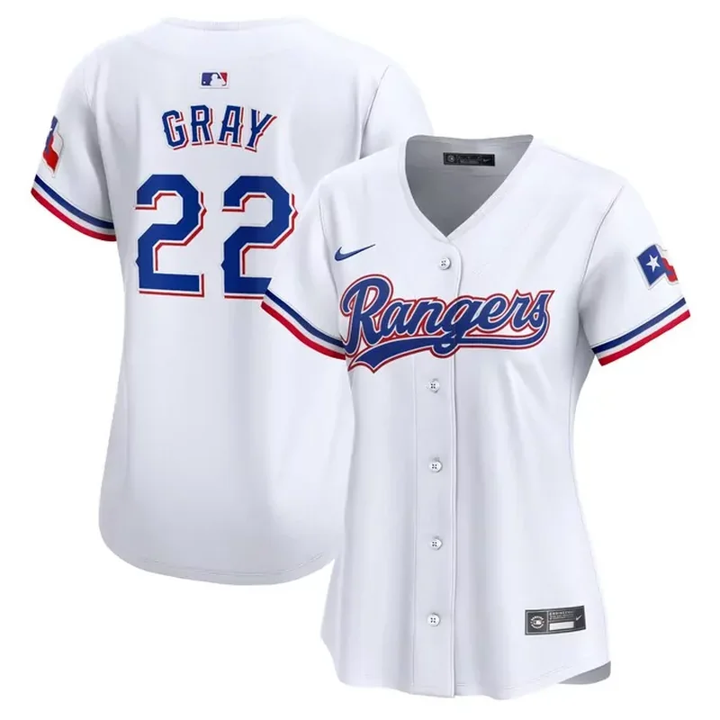 Jon Gray Texas Rangers Womens Home Player Jersey White