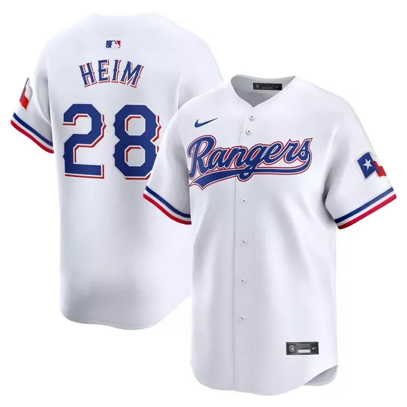 Jonah Heim Texas Rangers Home Player Jersey White