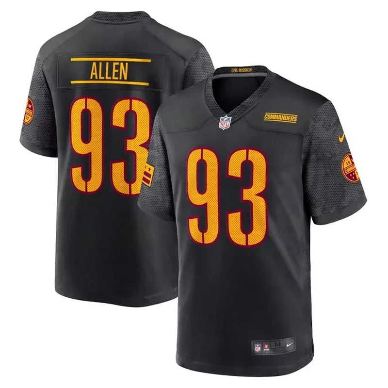 Jonathan Allen Washington Commanders Game Jersey Black
