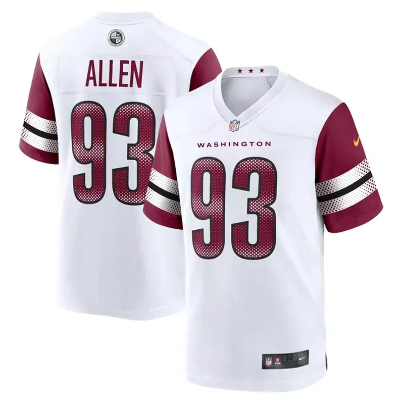 Kamren Curl Washington Commanders Game Jersey White - Image 5