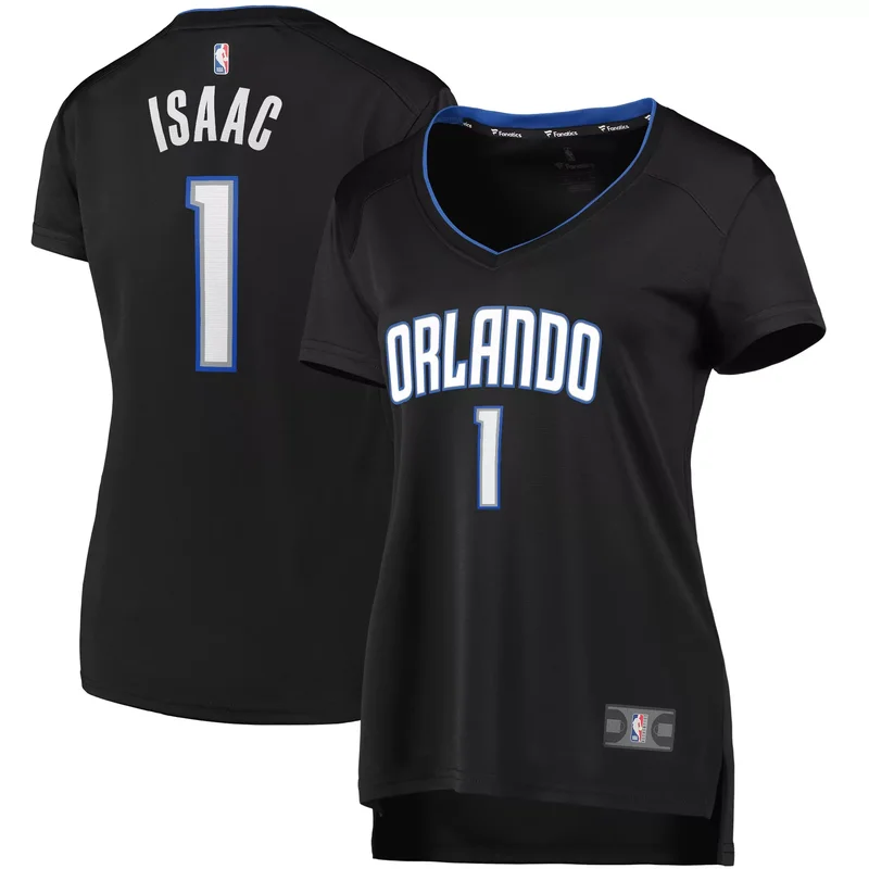 Jonathan Isaac Orlando Magic 2019 Fast Break Player Jersey Black - Icon Edition NBA
