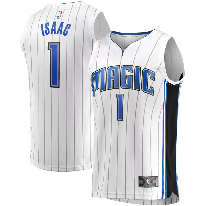 Chuma Okeke Orlando Magic NBA Draft First Round Pick Fast Break Jersey Blue Icon 2019 - Image 5