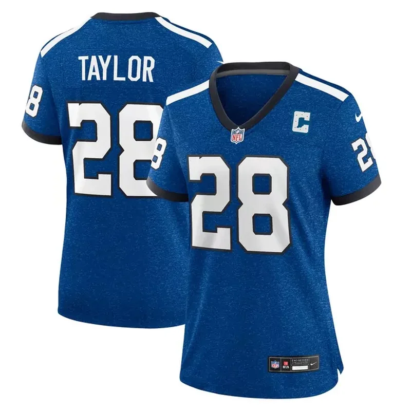 Jonathan Taylor Indianapolis Colts Womens Player Jersey Royal