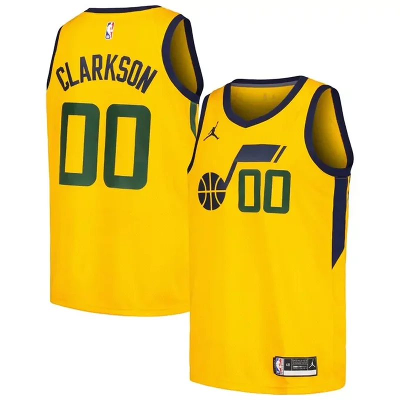 Jordan Clarkson Utah Jazz Jordan Brand Player Jersey Statement Edition Yellow