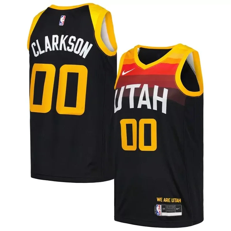 Mike Conley Utah Jazz Fast Break Jersey Icon Edition Yellow - Image 3