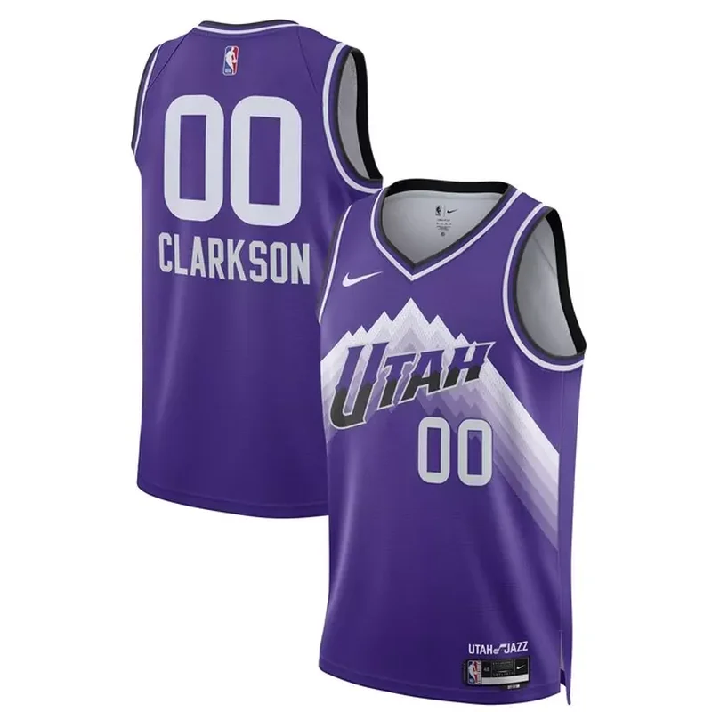 Utah Jazz Fast Break Custom Jersey Icon Edition Yellow - Image 5