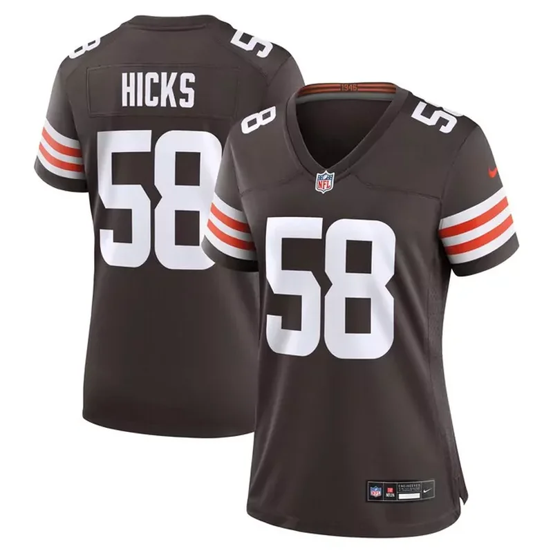 Maurice Hurst Cleveland Browns Womens Womens All Player Jersey Brown - Image 2