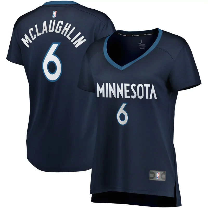 Jordan Mclaughlin Minnesota Timberwolves Fast Break Player Jersey - Icon Edition - Navy NBA