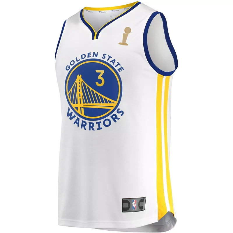 Moses Moody Golden State Warriors 2021 NBA Draft First Round Pick No. 2 Fast Break Jersey Royal - Icon Edition NBA - Image 2