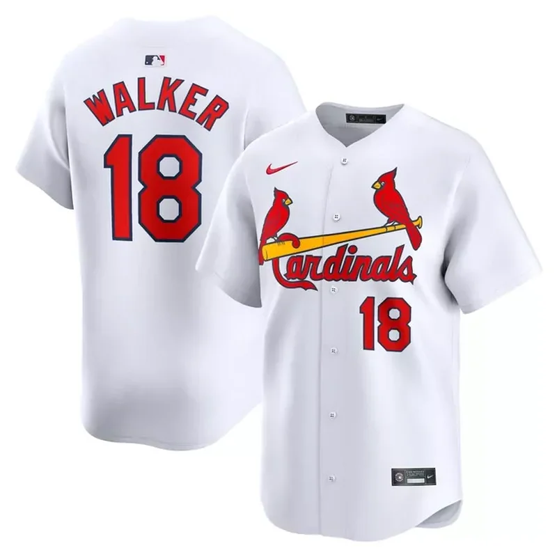 St Louis Cardinals Home Pick-A-Player Retired Roster Jersey White - Image 4