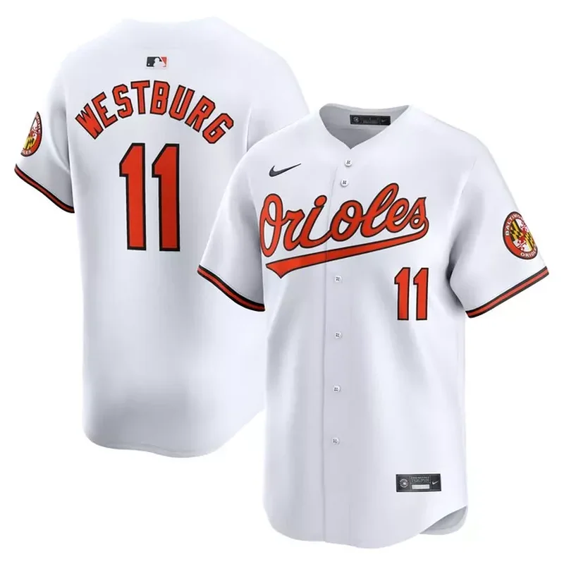 Adley Rutschman Baltimore Orioles Home Player Jersey White - Image 4