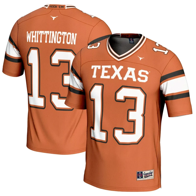 Jonathon Brooks Texas Longhorns Gameday Greats Nil Player Jersey - Texas Orange - Image 3