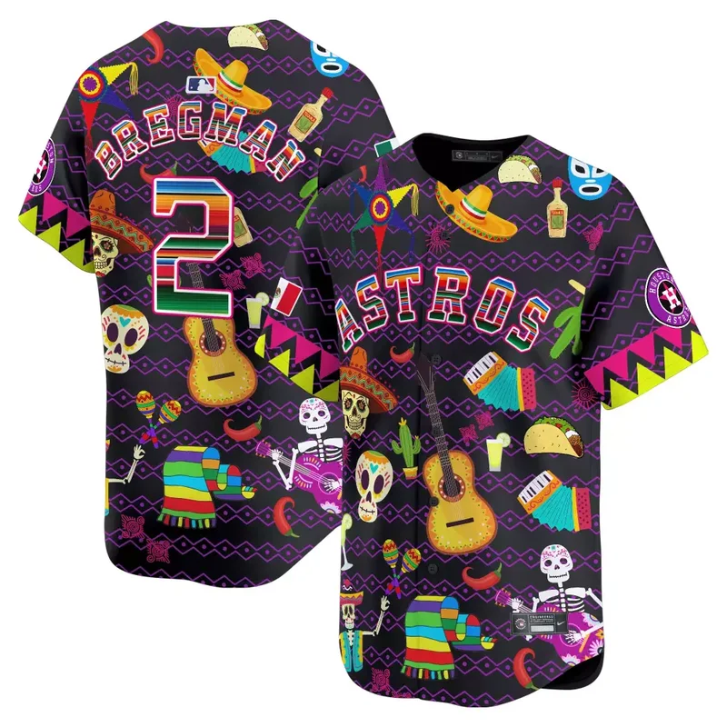 Jos Altuve Astros Mexico Cinco De Mayo Vapor Premier Jersey Printed - Image 5