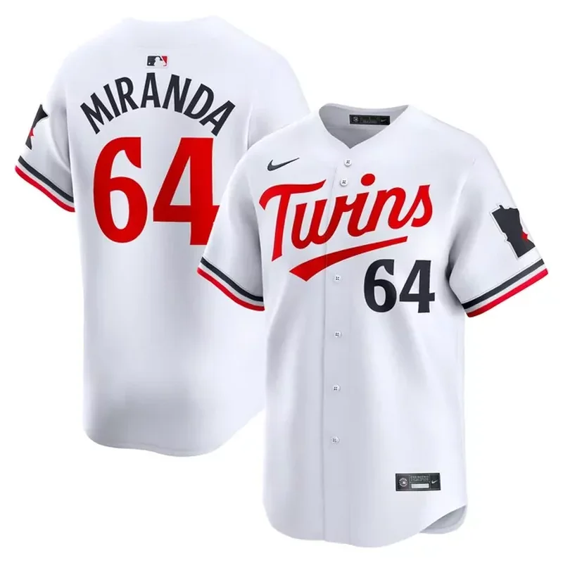 Jose Miranda Minnesota Twins Home Player Jersey White