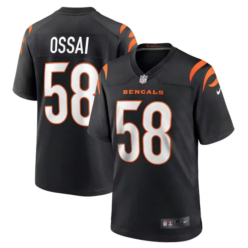 Joseph Ossai Cincinnati Bengals Game Jersey Black
