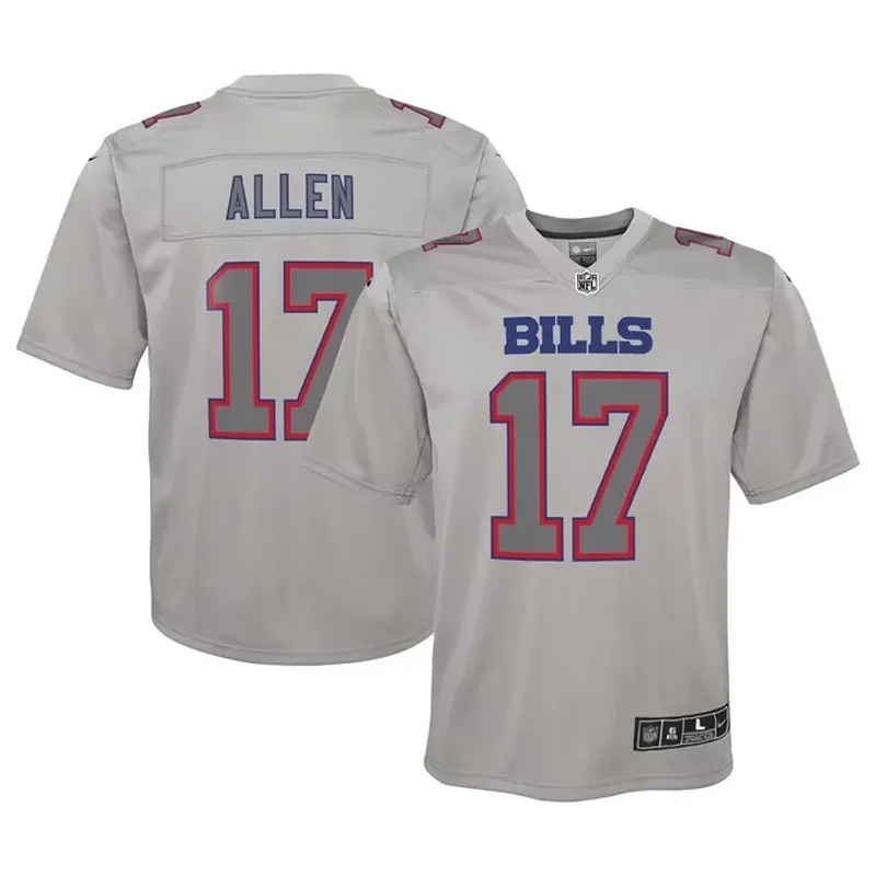 Josh Allen Buffalo Bills Atmosphere Game Jersey Gray